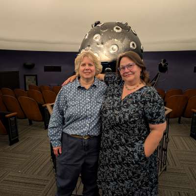 Author Noreen Grice and Organizer Jenny Powers