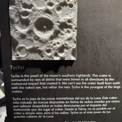 Description of the Tycho crater