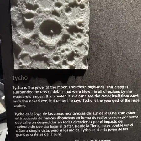 Description of the Tycho crater
