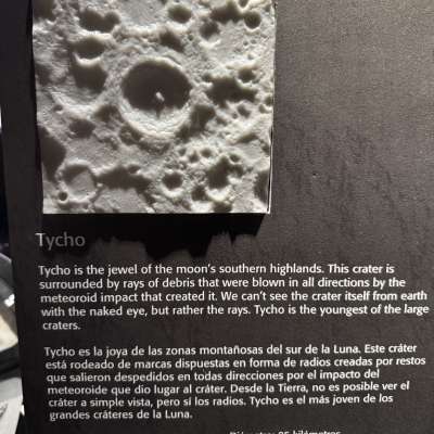 Description of the Tycho crater