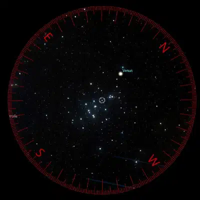 View in a telescope