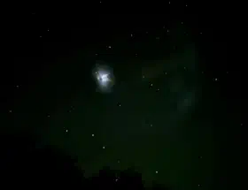 Positioned against the Little Dipper