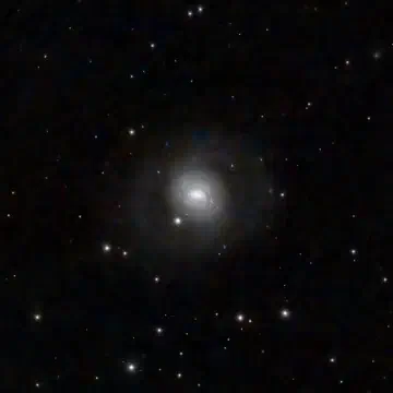 Spiral galaxy Messier 77 with its bright core