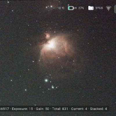 Dwarf 3 image of the Orion Nebula