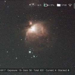 Dwarf 3 image of the Orion Nebula
