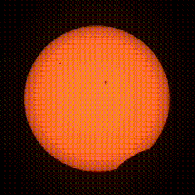 Solar Eclipse time-lapse