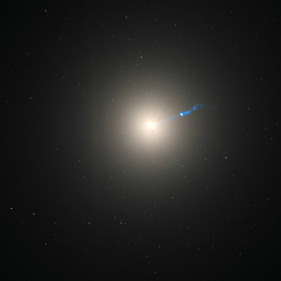M87 is a giant elliptical galaxy and home of the first black hole ever directly imaged, by the Event Horizon Telescope in 2019. M87 is a member of what cluster of galaxies, and how far away is it?
